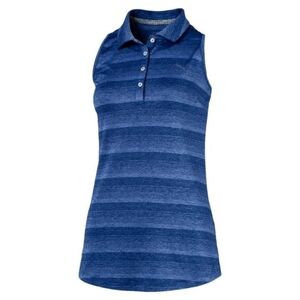 PUMA Racerback Sleeveless Golf Polo – Heathered Blue, Women’s Size M #99